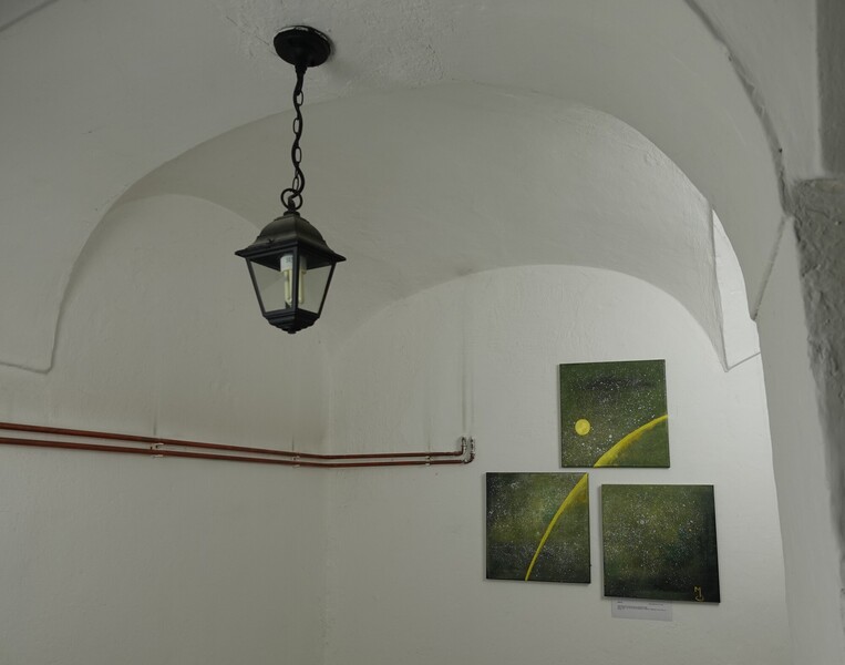 (n)Emoce; Akryl na plátně 40 x 40 (3 ks), 2019