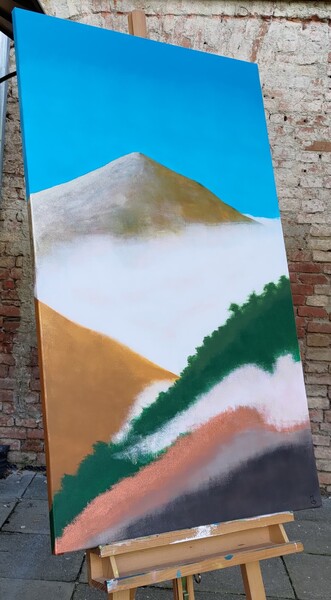 Maroko; Akryl na plátně 70 x 120, 2023