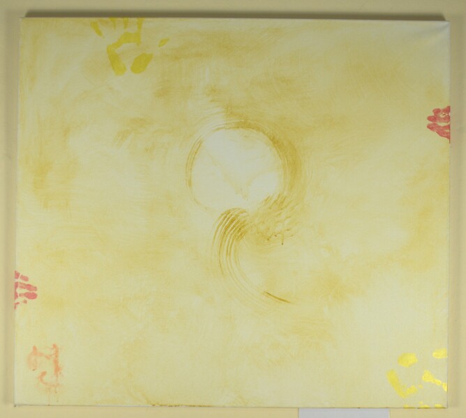 Bytí; Akryl na plátně 100 x 90, 2015