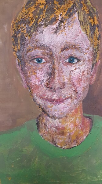 Dětská radost; Akryl na plátně 40 x 50, 2024