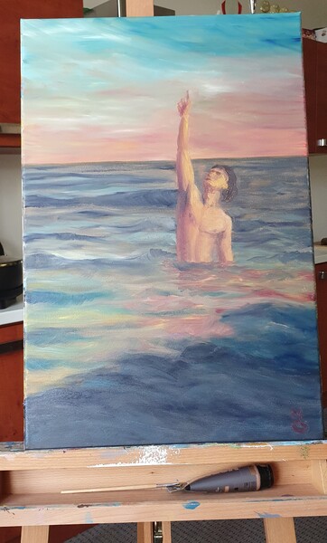 Zatím bez názvu; Olej na plátně 40 x 60, 2026