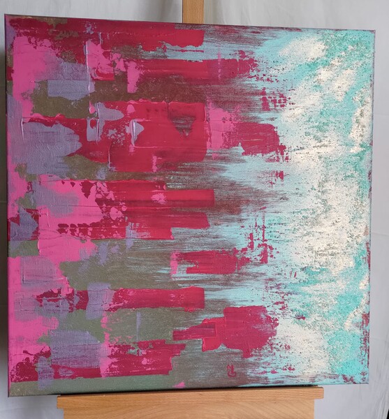 Vábení; Akryl na plátně 70 x 70, 2025