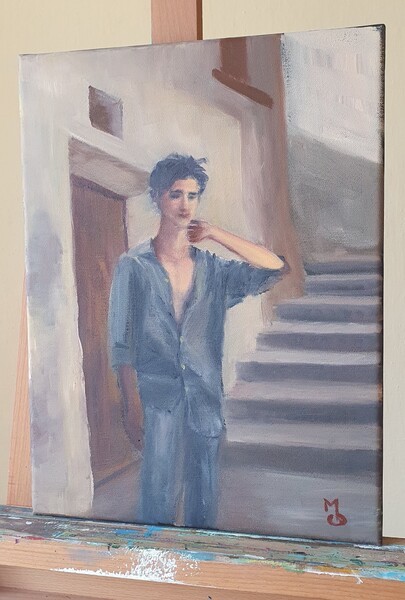 Po ránu; Olej na plátně 30 x 40, 2025