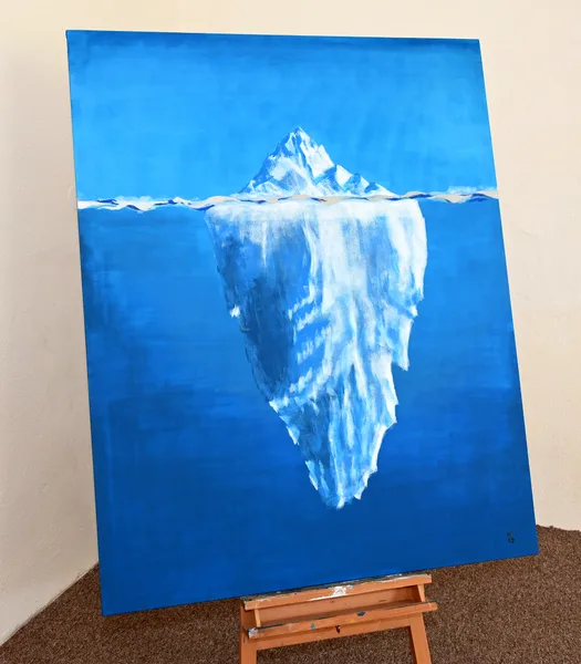 Prozření; Akryl na plátně 120 x 150, 2022
